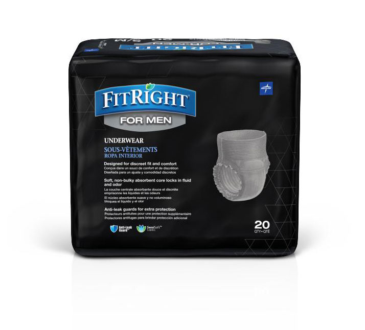 Medline FitRight Extra Adult Briefs with Tabs, Heavy Absorbency - Orbit  Medical