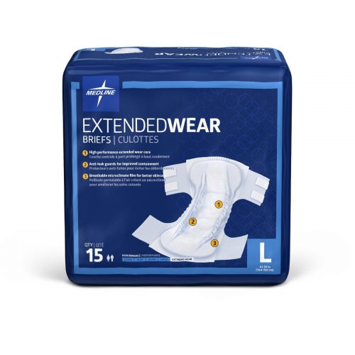 Extended Wear High-Capacity Adult Incontinence Briefs - Image 3